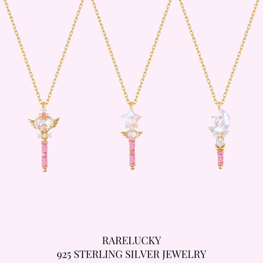 RareLucky Magic Wand S925 Necklace Collection