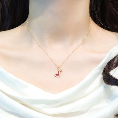 RareLucky Red Heart S925 Jewelry Set