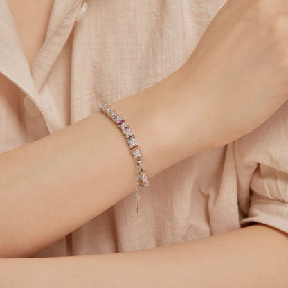 RareLucky Colorful CZ S925 Bracelet Collection