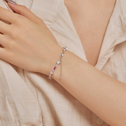 RareLucky Colorful CZ S925 Bracelet Collection