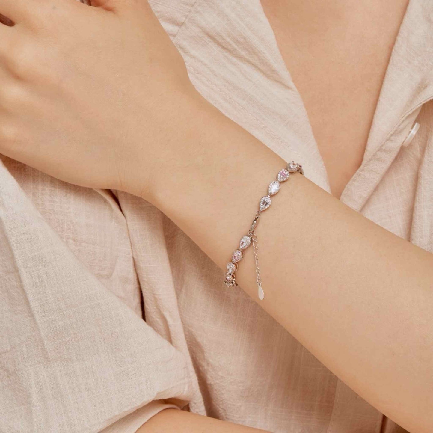 RareLucky Colorful CZ S925 Bracelet Collection