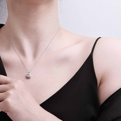 RareLucky Classic Square Halo Moissanite S925 Necklace
