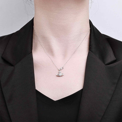 RareLucky Safety Pin Orb S925 Necklace