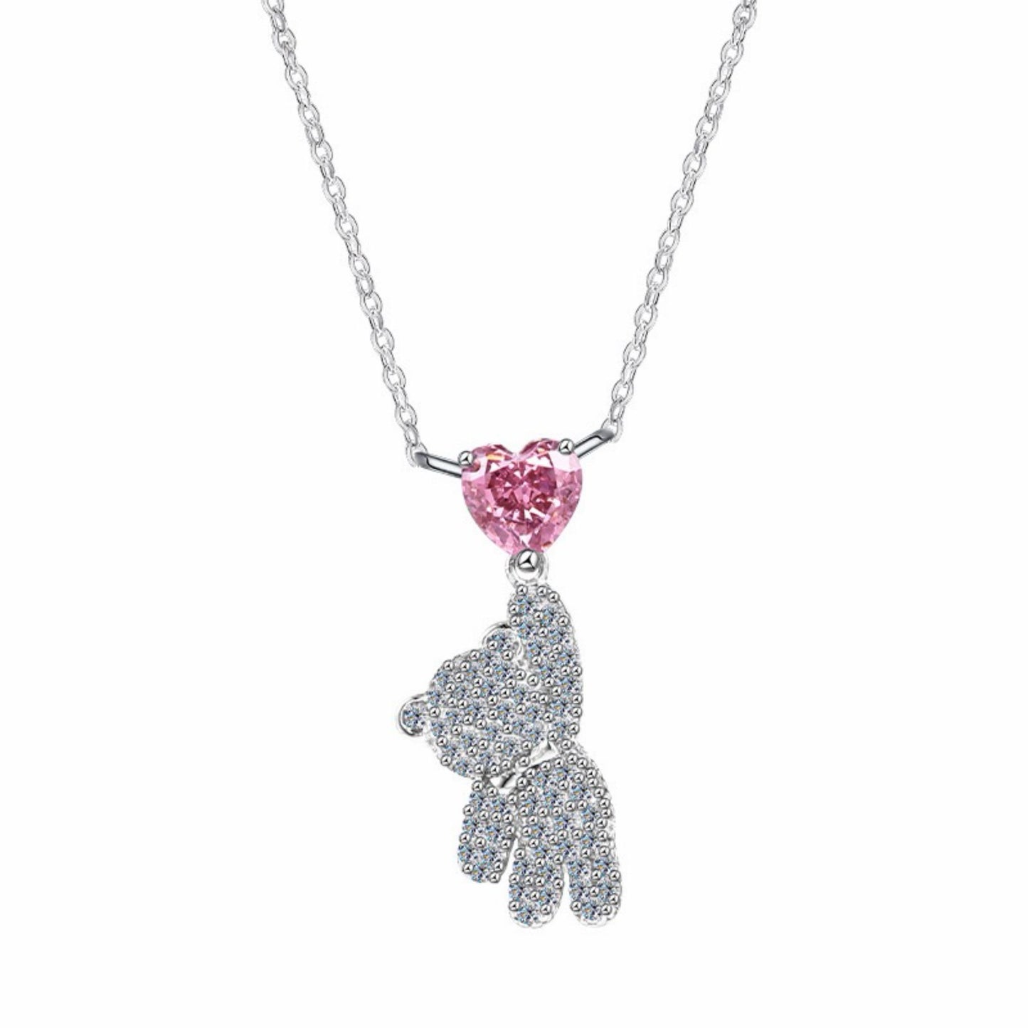 RareLucky Teddy Moissanite S925 Necklace Collection