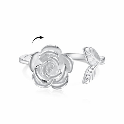RareLucky Rotating Charm S925 Adjustable Ring