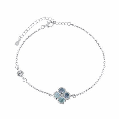 RareLucky Silver Mist Clover S925 Sterling Silver Jewelry Set