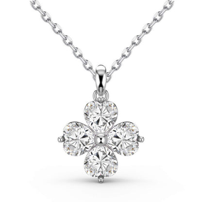 RareLucky Heartwish Clover S925 Sterling Silver Jewelry Set