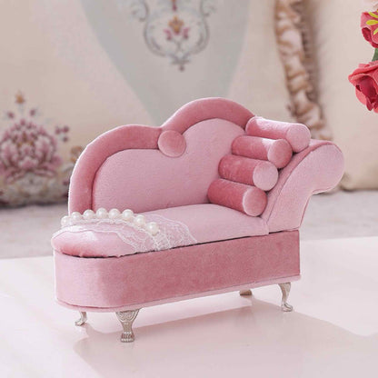 RareLucky Pink Velvet Furniture Jewelry Boxes – 7 Styles & Full Set