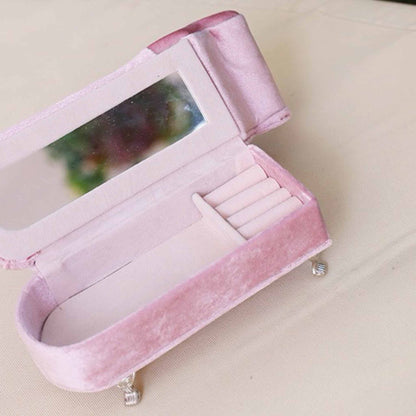 RareLucky Pink Velvet Furniture Jewelry Boxes – 7 Styles & Full Set