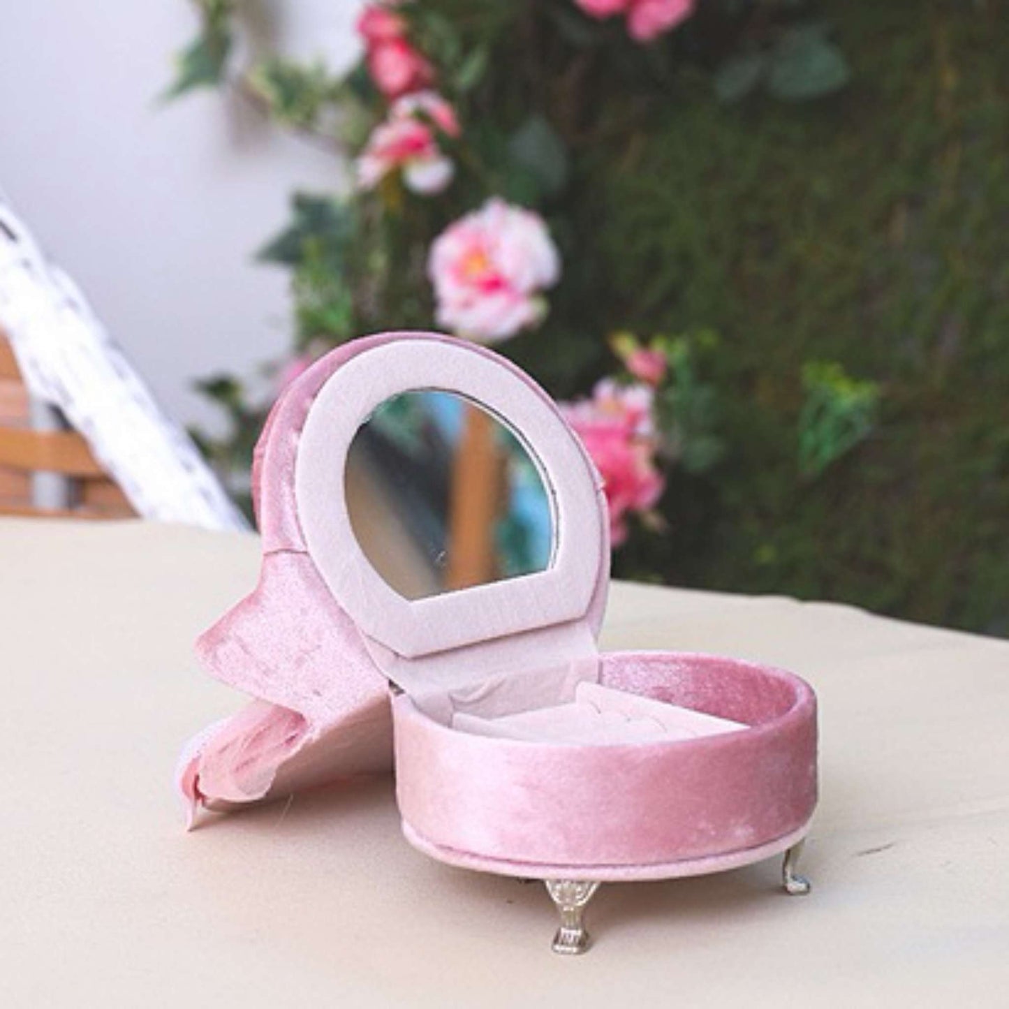 RareLucky Pink Velvet Furniture Jewelry Boxes – 7 Styles & Full Set