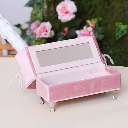 RareLucky Pink Velvet Furniture Jewelry Boxes – 7 Styles & Full Set