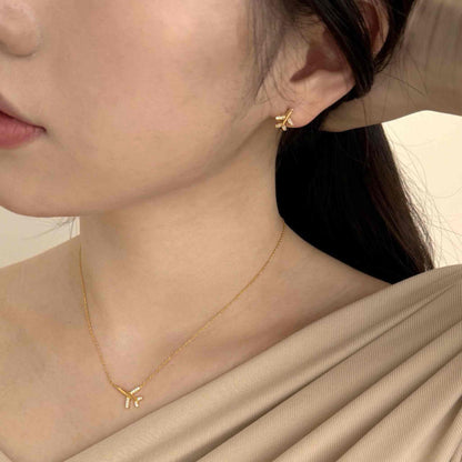 RareLucky Airplane Travel S925 Sterling Silver Jewelry Set