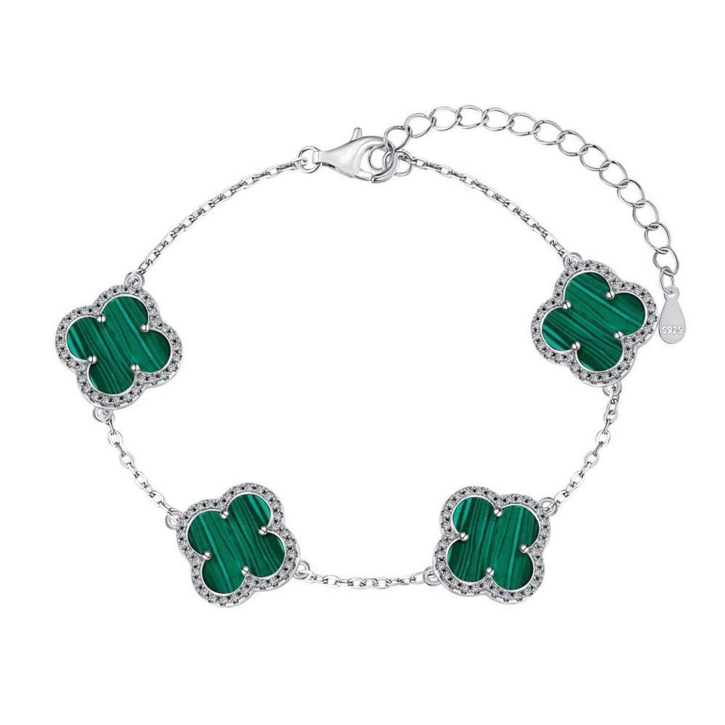 RareLucky Four-Leaf Clover Bracelet