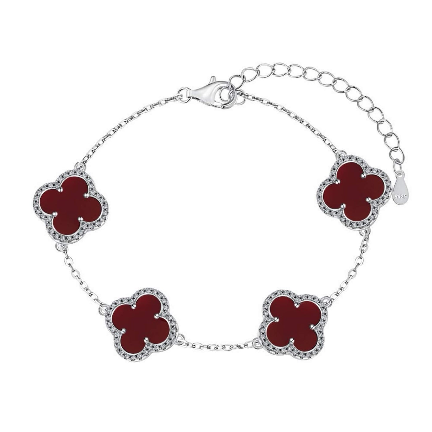 RareLucky Four-Leaf Clover Bracelet