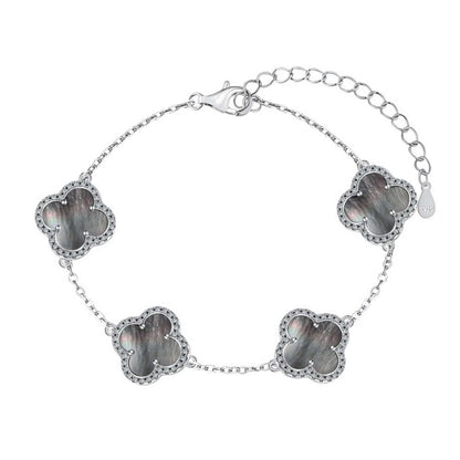 RareLucky Four-Leaf Clover Bracelet