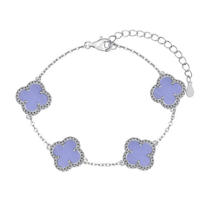 RareLucky Four-Leaf Clover Bracelet