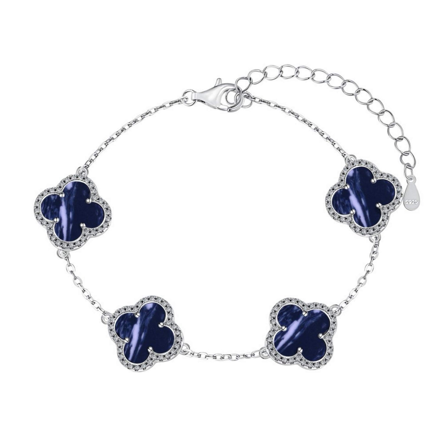 RareLucky Four-Leaf Clover Bracelet