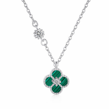 RareLucky Four-Leaf Clover Necklace