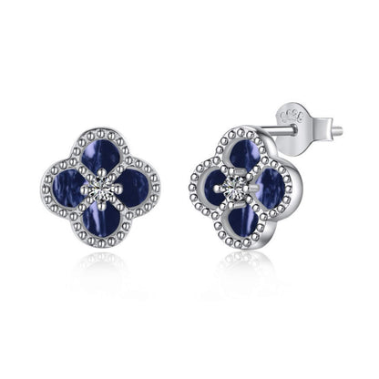 RareLucky Four-Leaf Clover Earrings