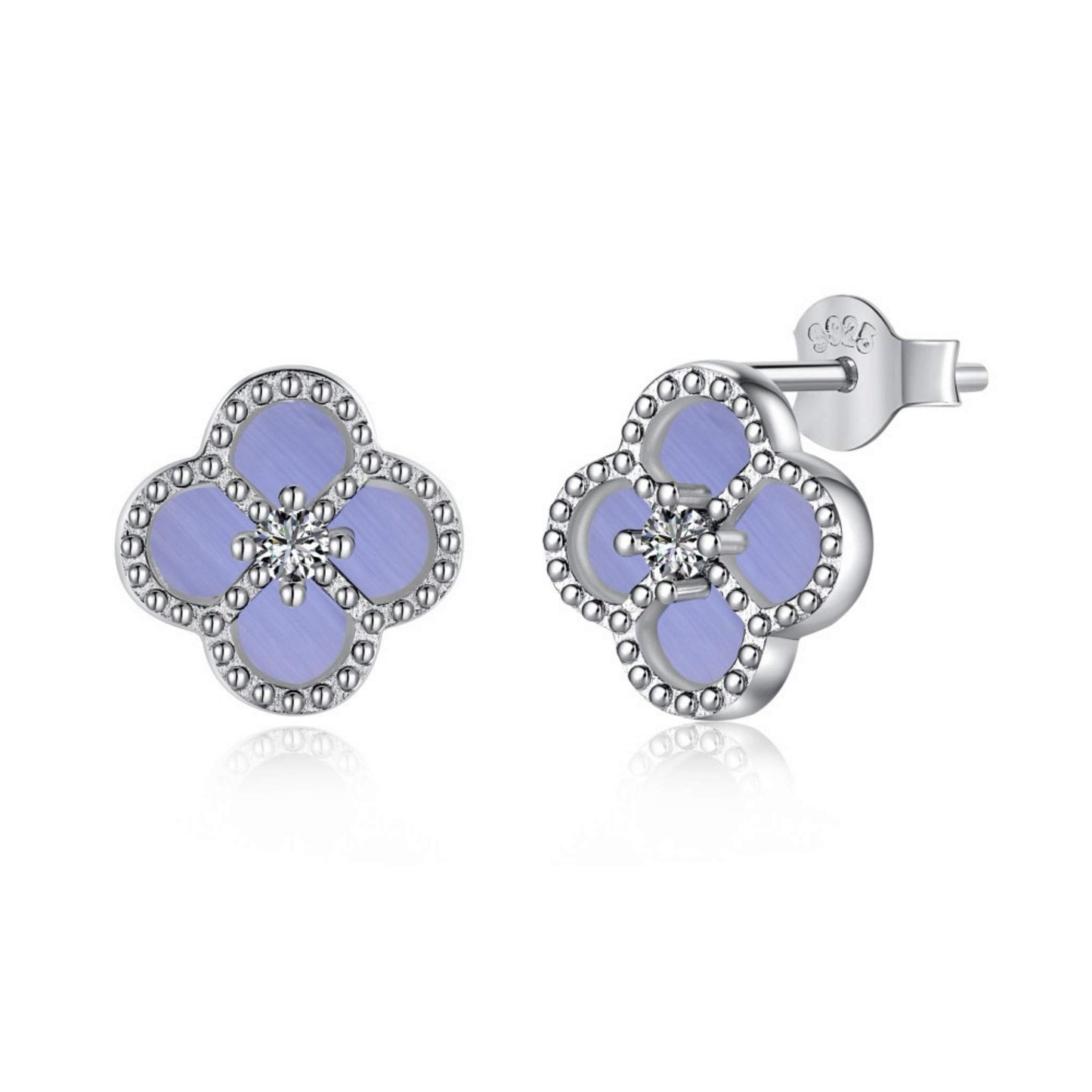 RareLucky Four-Leaf Clover Earrings