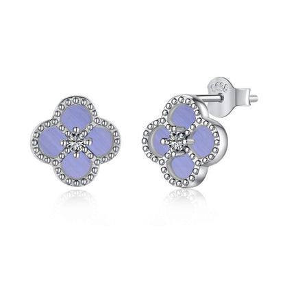 RareLucky Four-Leaf Clover Earrings
