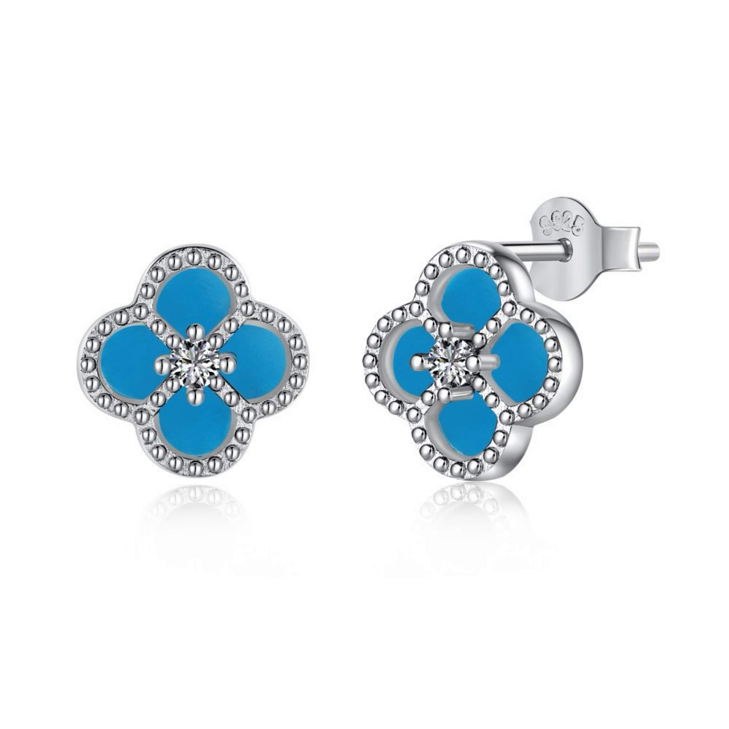 RareLucky Four-Leaf Clover Earrings