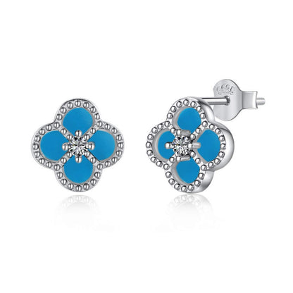 RareLucky Four-Leaf Clover Earrings