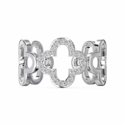 RareLucky Adjustable Clover Rings