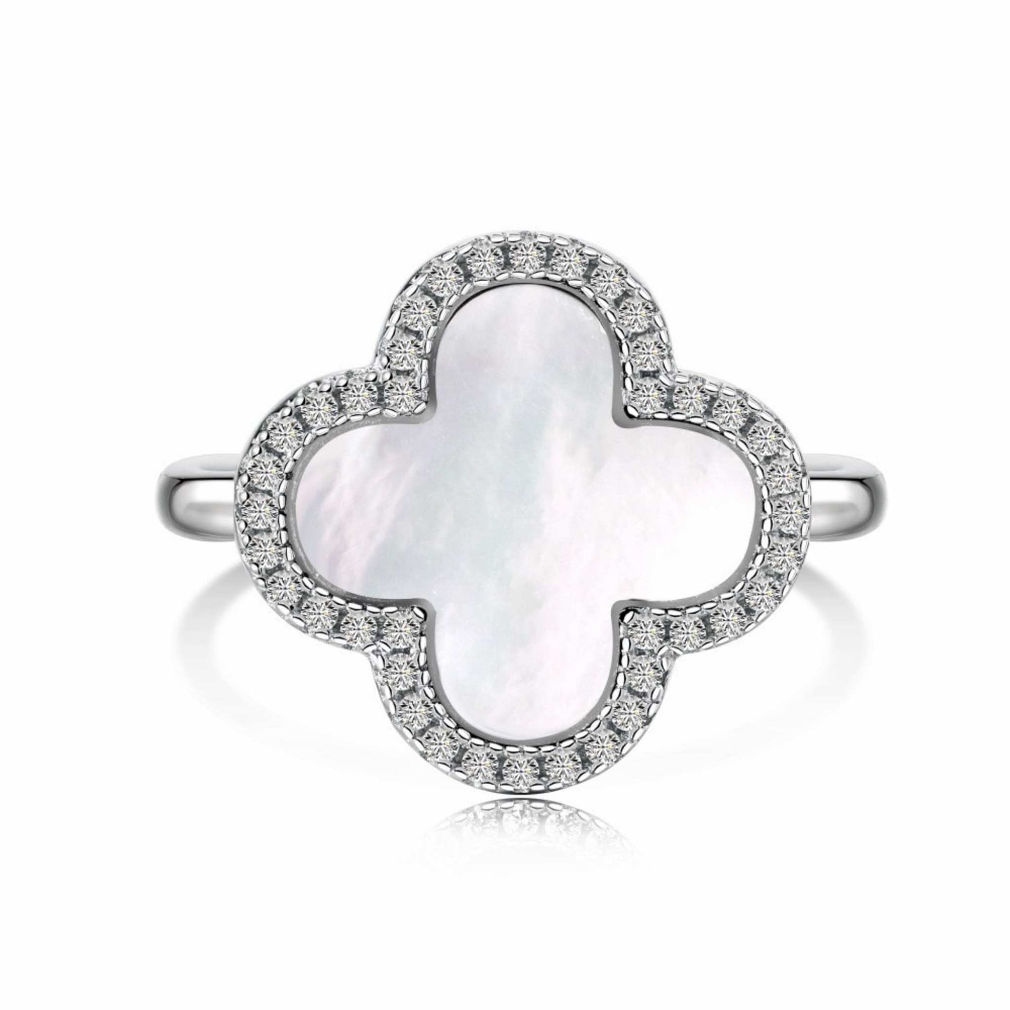 RareLucky Adjustable Clover Rings