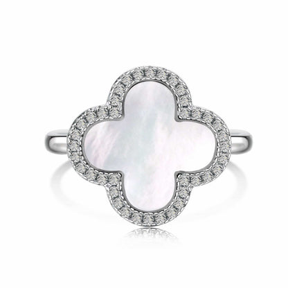 RareLucky Adjustable Clover Rings