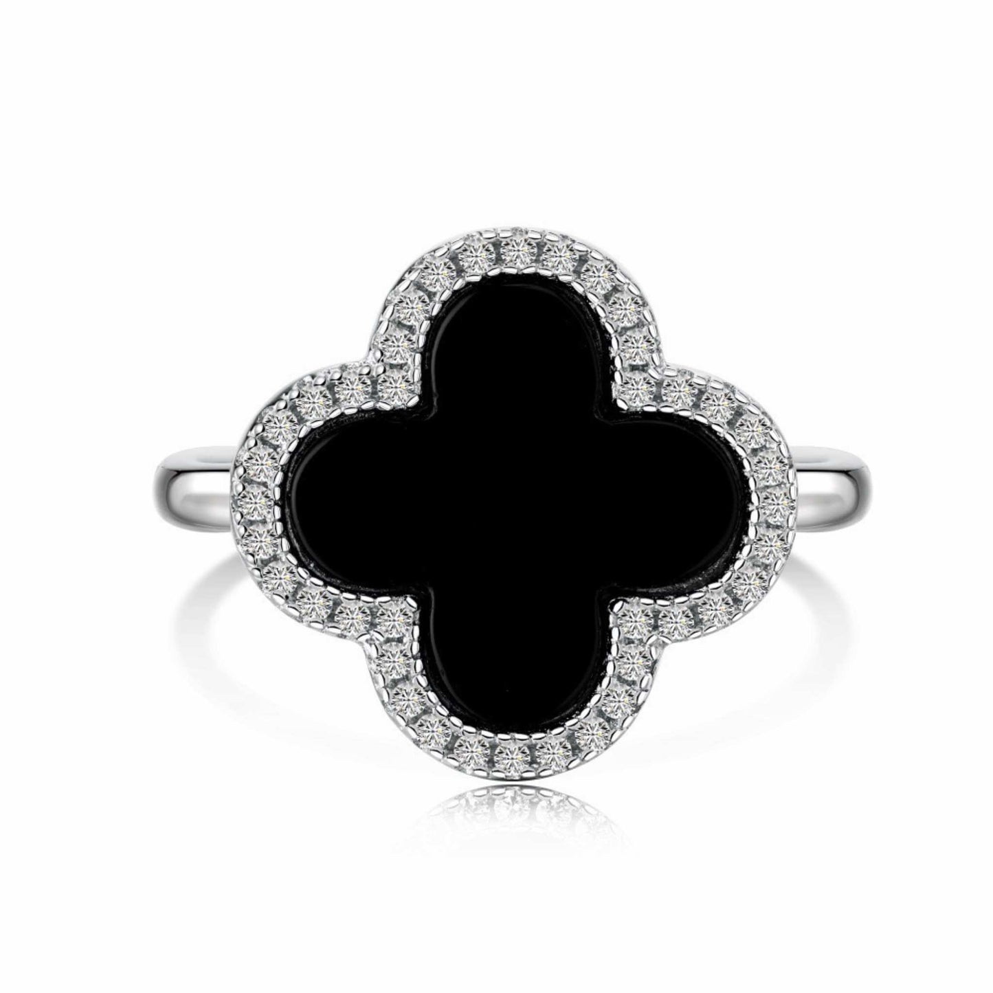RareLucky Adjustable Clover Rings
