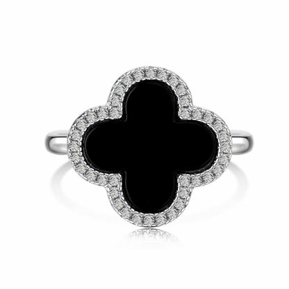 RareLucky Adjustable Clover Rings
