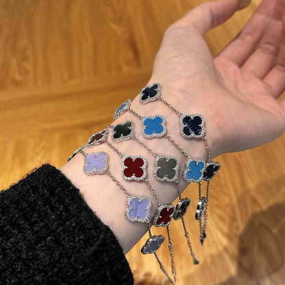 RareLucky Four-Leaf Clover Bracelet