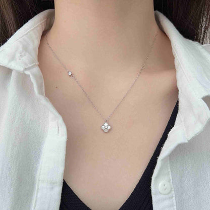 RareLucky Four-Leaf Clover Necklace