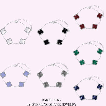 RareLucky Four-Leaf Clover Bracelet