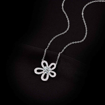 RareLucky Openwork Bloom Moissanite Set