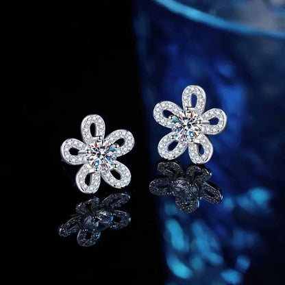 RareLucky Openwork Bloom Moissanite Set