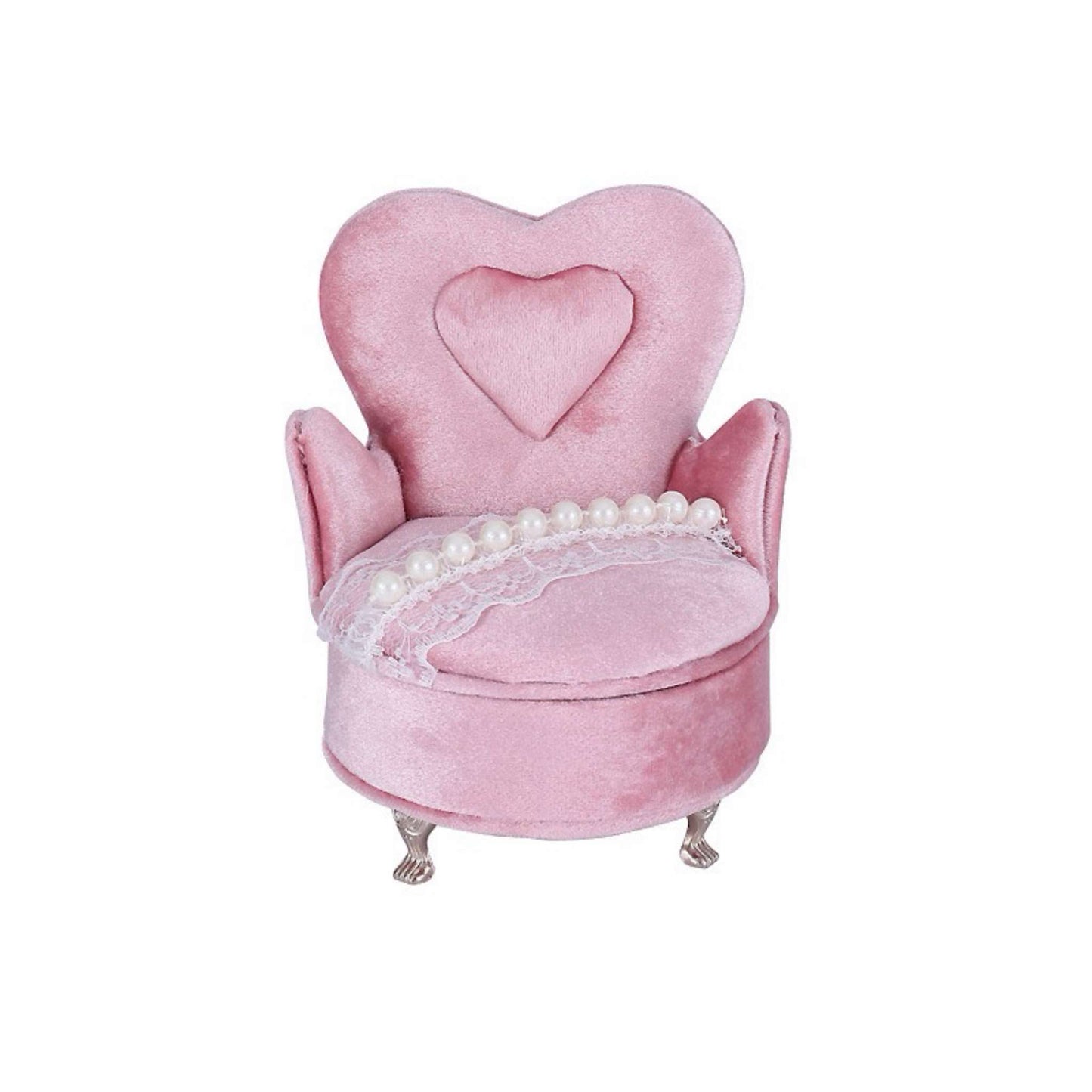 RareLucky Pink Velvet Furniture Jewelry Boxes – 7 Styles & Full Set