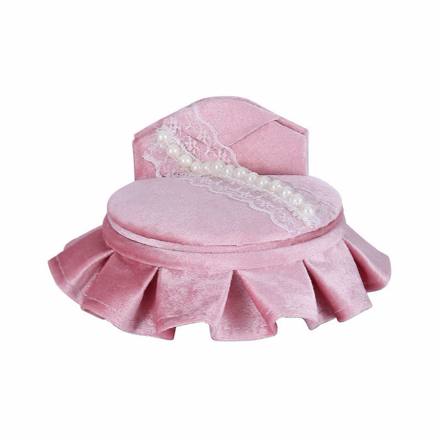 RareLucky Pink Velvet Furniture Jewelry Boxes – 7 Styles & Full Set