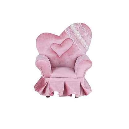 RareLucky Pink Velvet Furniture Jewelry Boxes – 7 Styles & Full Set