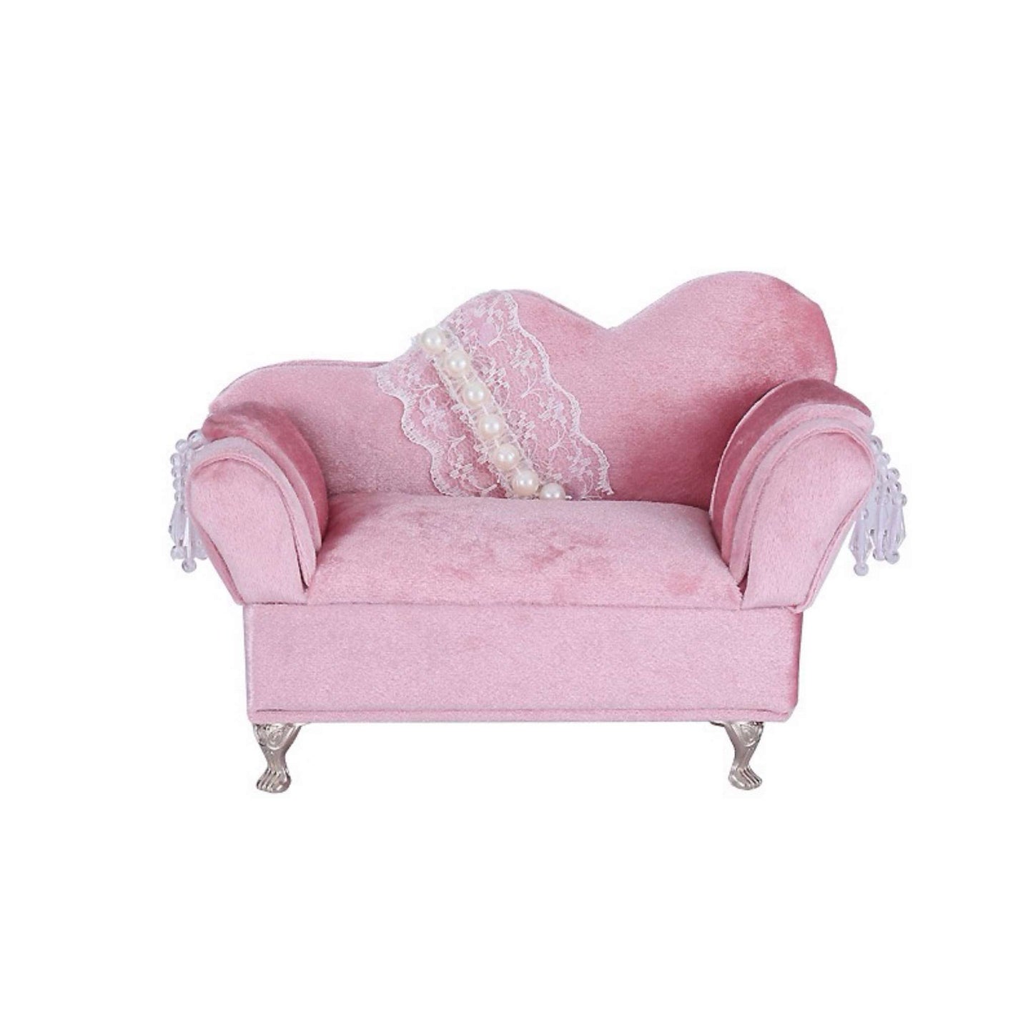 RareLucky Pink Velvet Furniture Jewelry Boxes – 7 Styles & Full Set