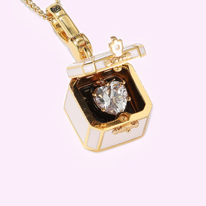 Ring Box Locket Necklace + 4 Mystery Mini Bags