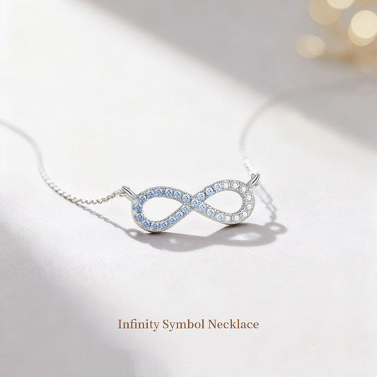 RareLucky Blue Infinity S925 Necklace