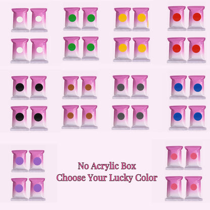 Candy Gem Heart Locket Necklace + 4 Mystery Mini Bags