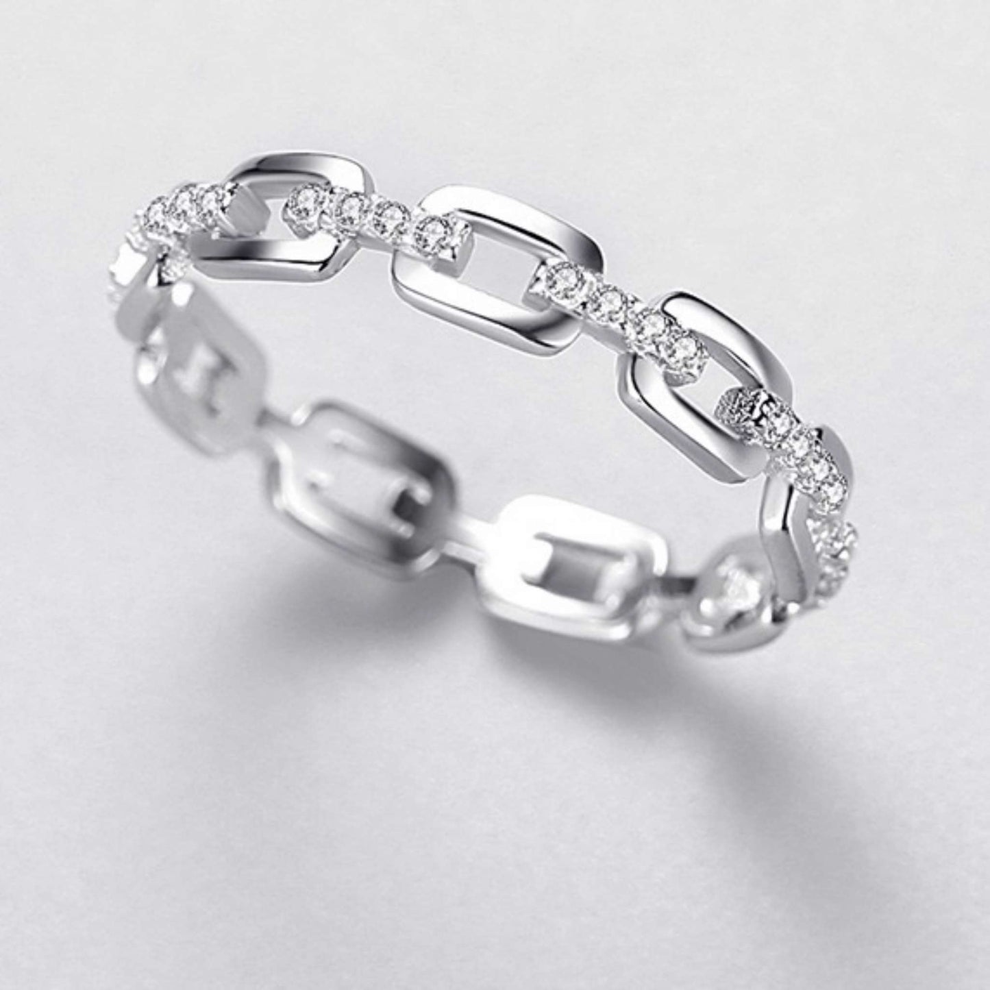RareLucky Chain Link Spark S925 Ring