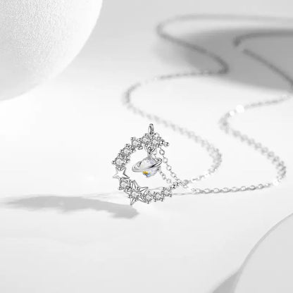 RareLucky Moon Orbit S925 Necklace