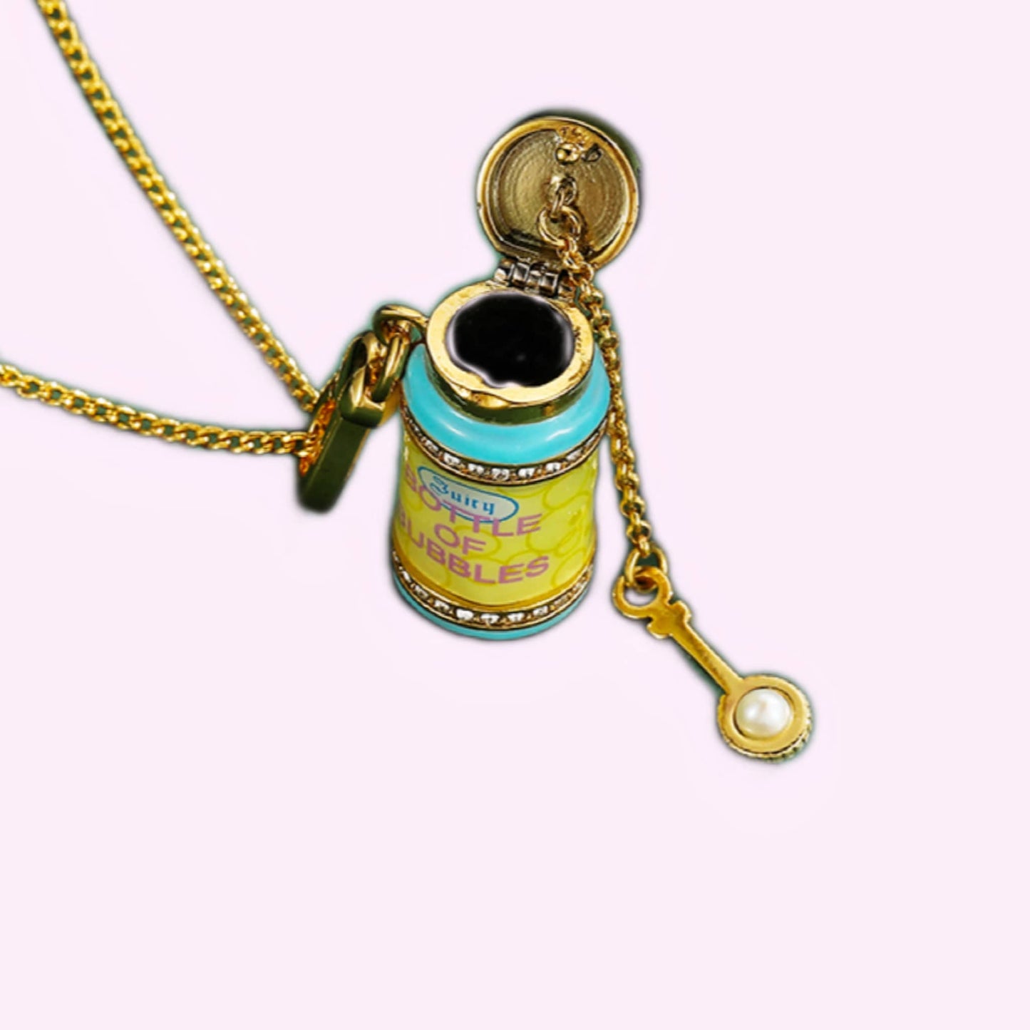 Mystic Potion Bottle Enamel Locket Necklace