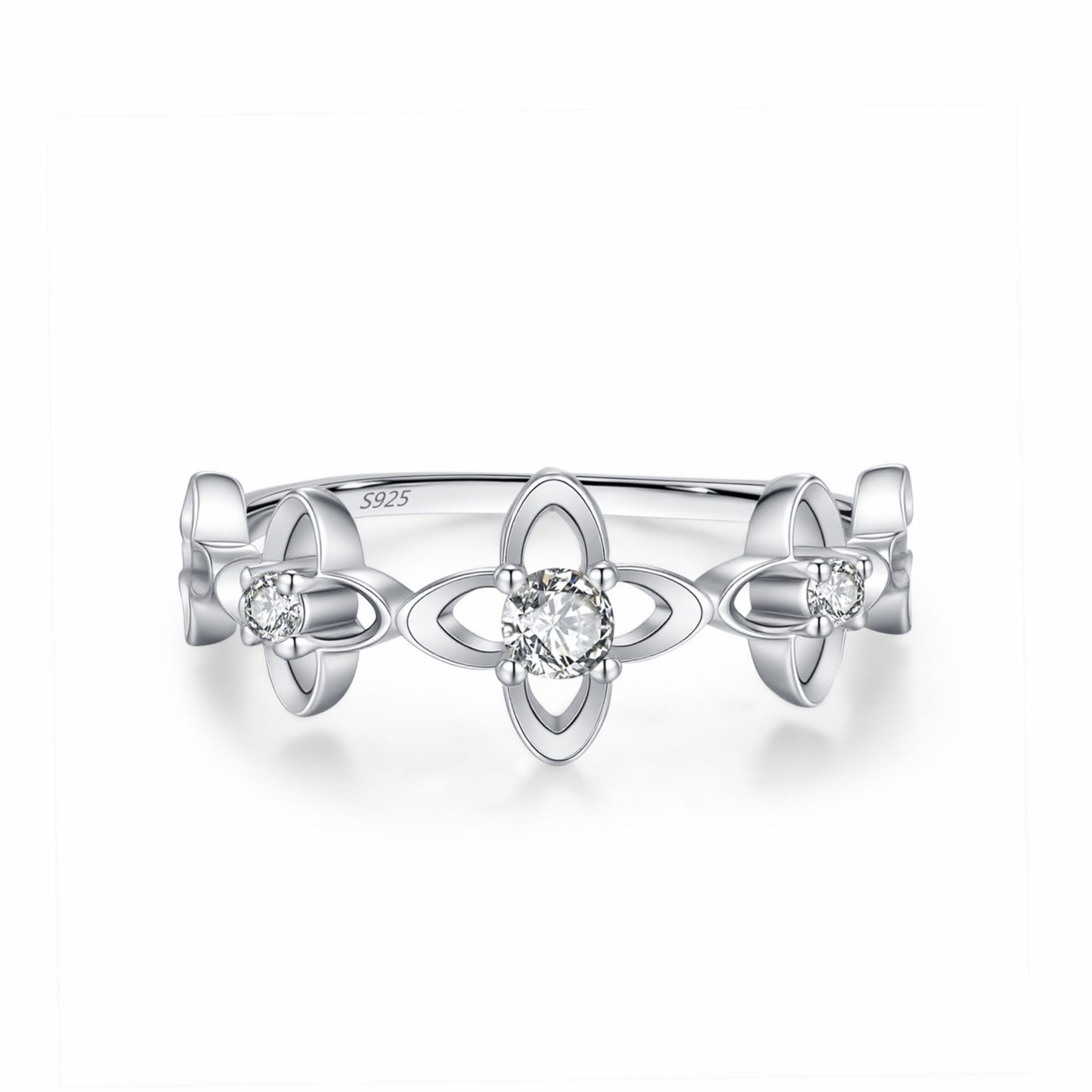 RareLucky Three Blossom S925 Ring