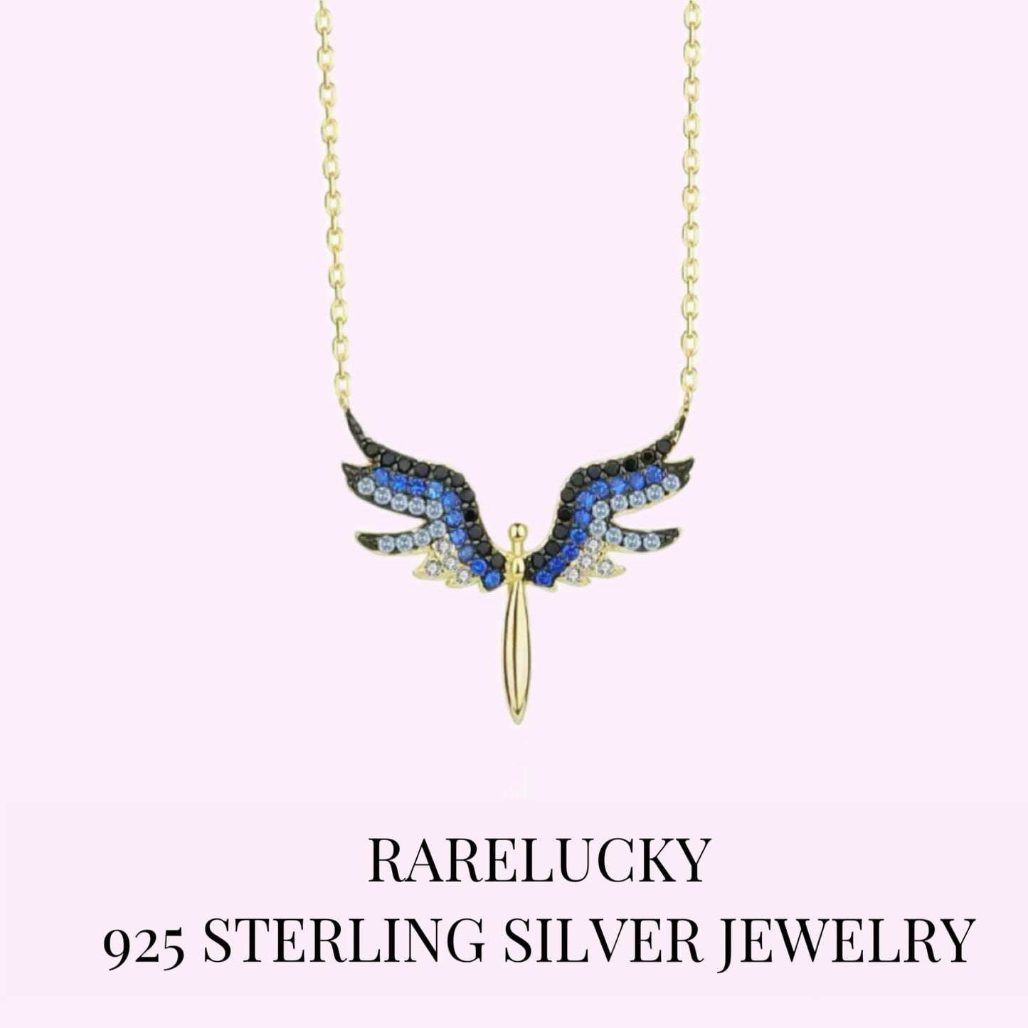 RareLucky Guardian Wing S925 Necklace