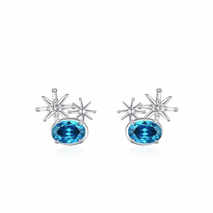 RareLucky Blue Galaxy S925 Jewelry Set